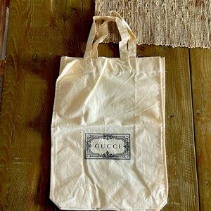 Gucci small canvas tote bag